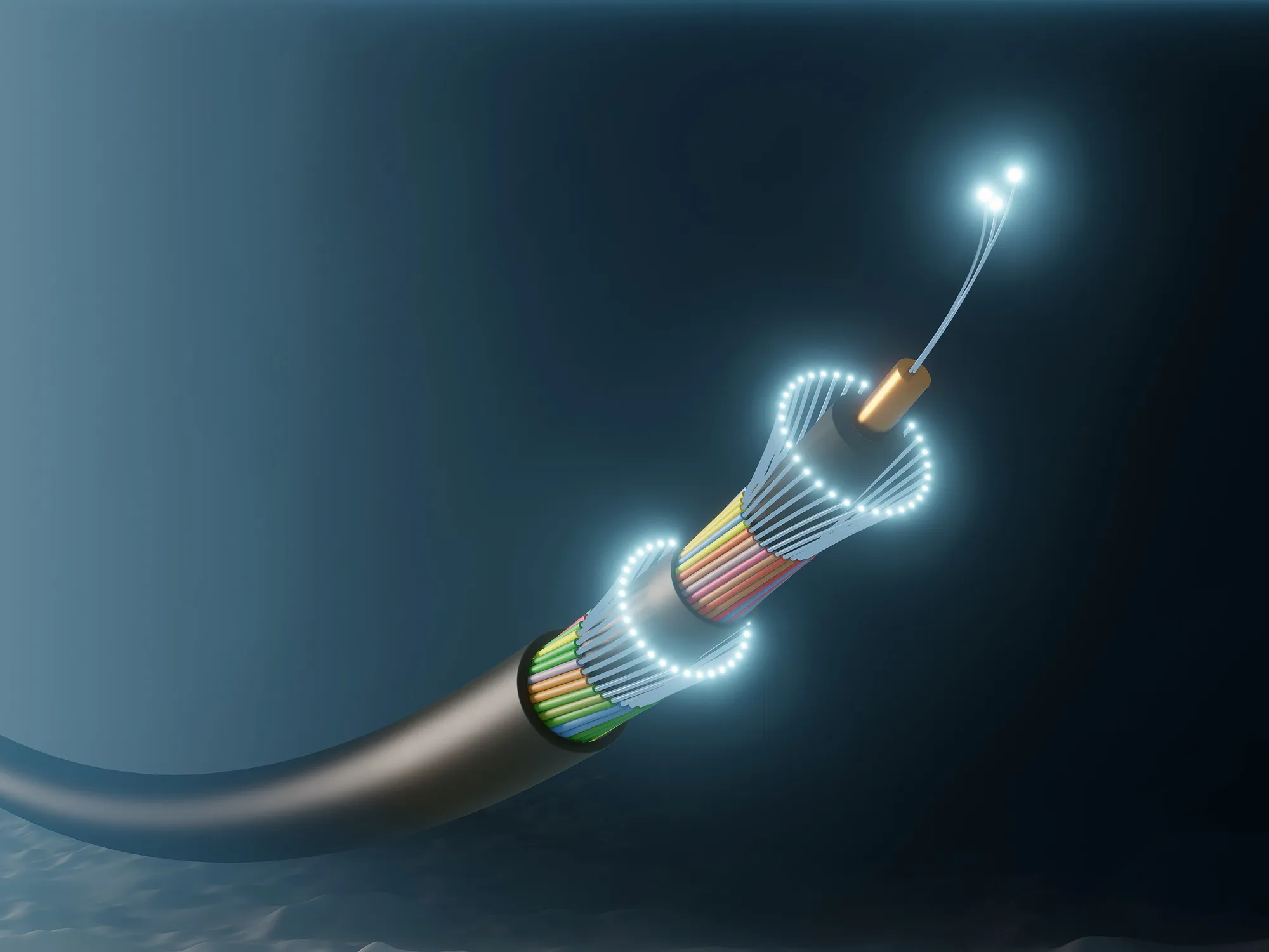 سرعت اینترنت با کابل