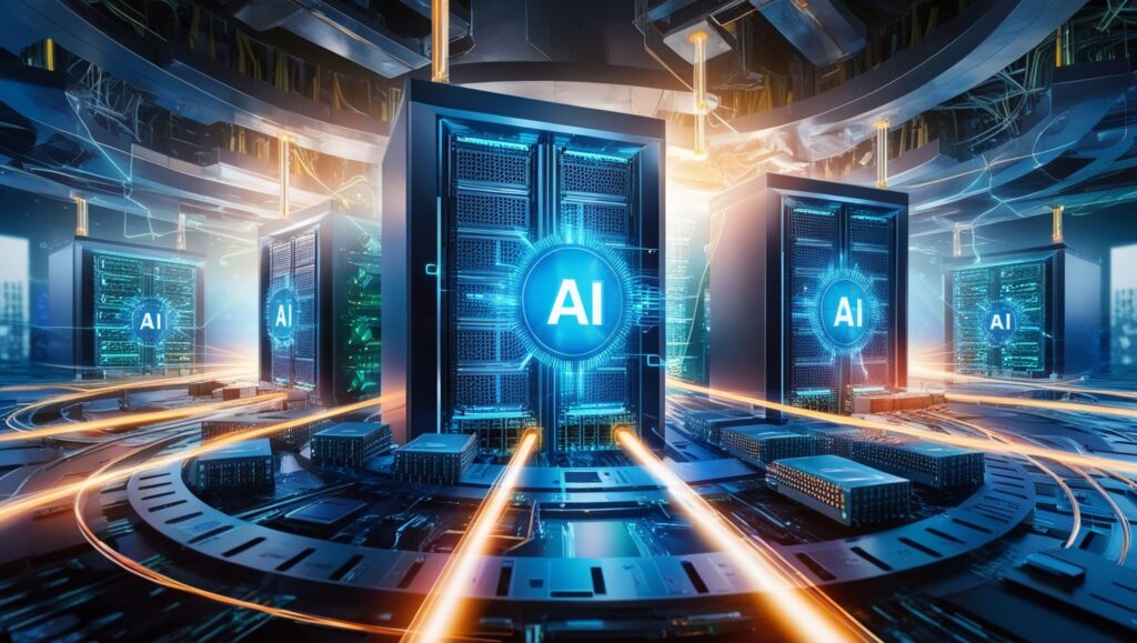 هوش مصنوعی در وایرلس : راهنمای جامع 2025 (از کاربردها تا آینده اینترنت بیسیم) شرکت ارتباطات دوربرد Networking-Companies-Capitalize-on-AI-Growth