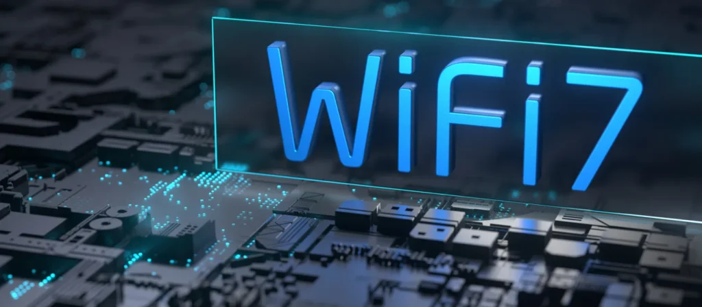چرا وایفای 7 سرعت ۴۶ گیگابیتبرثانیه را ممکن میکند؟ شرکت ارتباطات دوربرد wi-fi-7-circuit-board-1600x700-crop