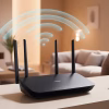 image-of-tri-band-router-in-home
